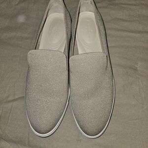 Me Too Elegant Beige Slip-On Loafers for Women